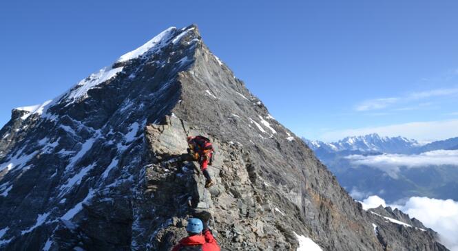 Le Mont Pourri par son arête Sud image article