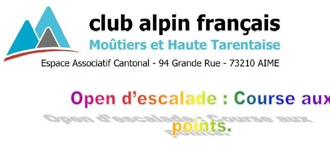 Les petits grimpeurs de Montmélian à l'Open d'escalade de Moutiers image article