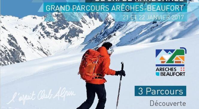 Grand Parcours ski de randonnée et raquettes à Arêches - Beaufort : ce we du 21 et 22 janvier image article