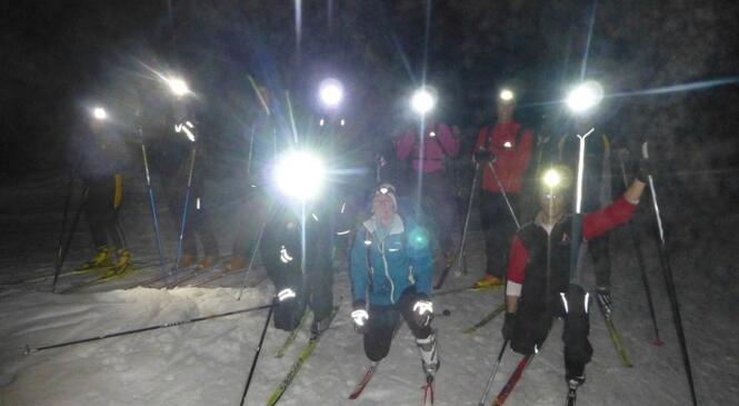 # afterwork # mardi soir # ski de fond nocturne # image article