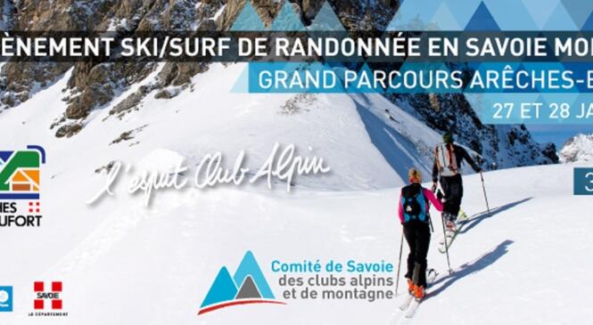 Grand Parcours Ski Alpinisme : Arêches Beaufort le 27 et 28 janvier 2018 image article