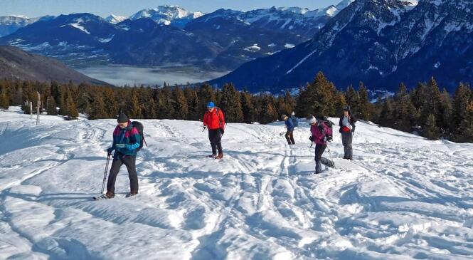 Reprise rando raquettes au Margeriaz image article