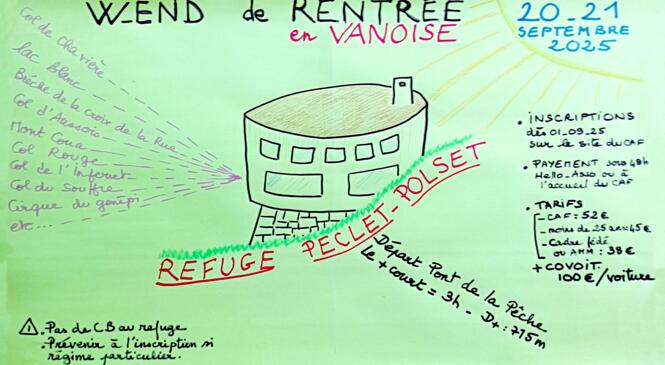 WE de rentrée 2025/2026 au coeur de la Vanoise image article