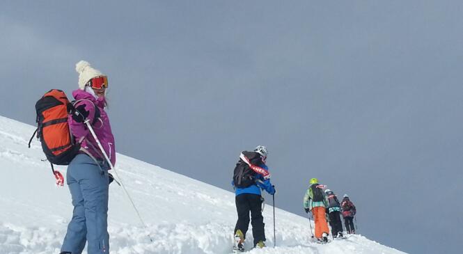 Notre première ..... Aventure : le ski de rando ! image article