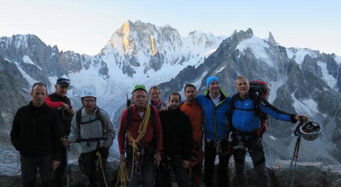 Handicaf au pied des Jorasses image article