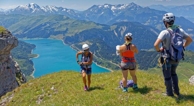 Via Ferrata à Roselend image article