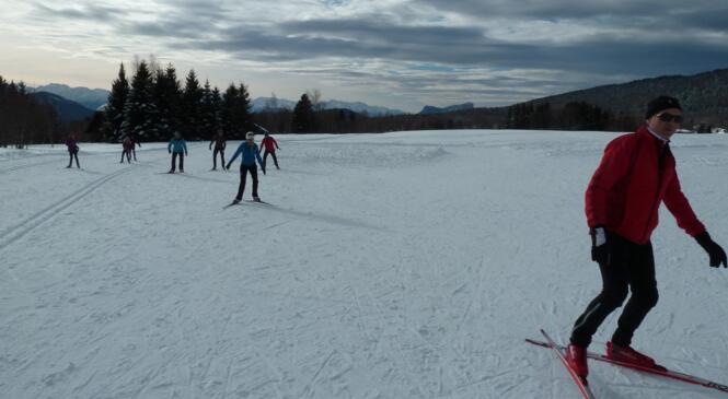 Fin de cycle des débutants en ski de fond image article